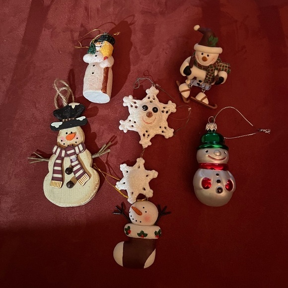 Snowman ornaments Gift Box Collection-All New-7 items - Picture 2 of 9